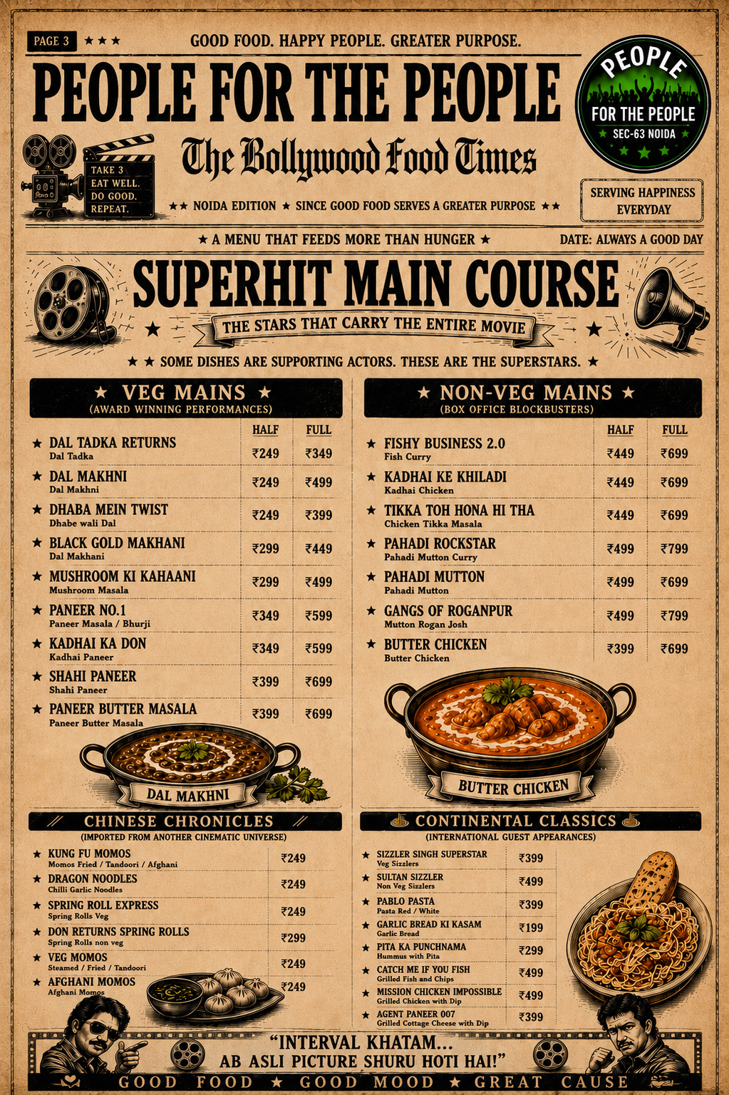 Menu Page 3 – Superhit Main Course