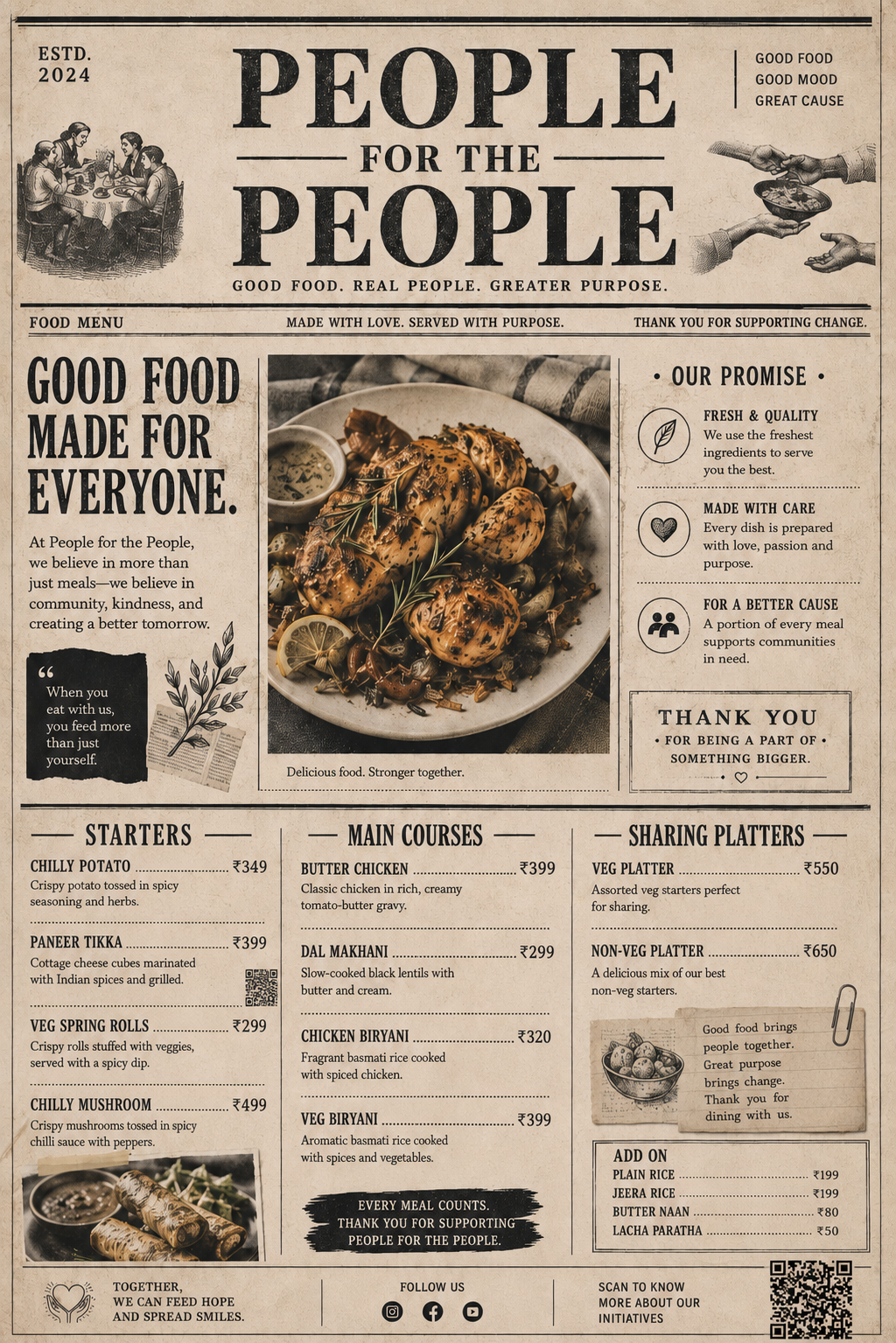 P4P Menu